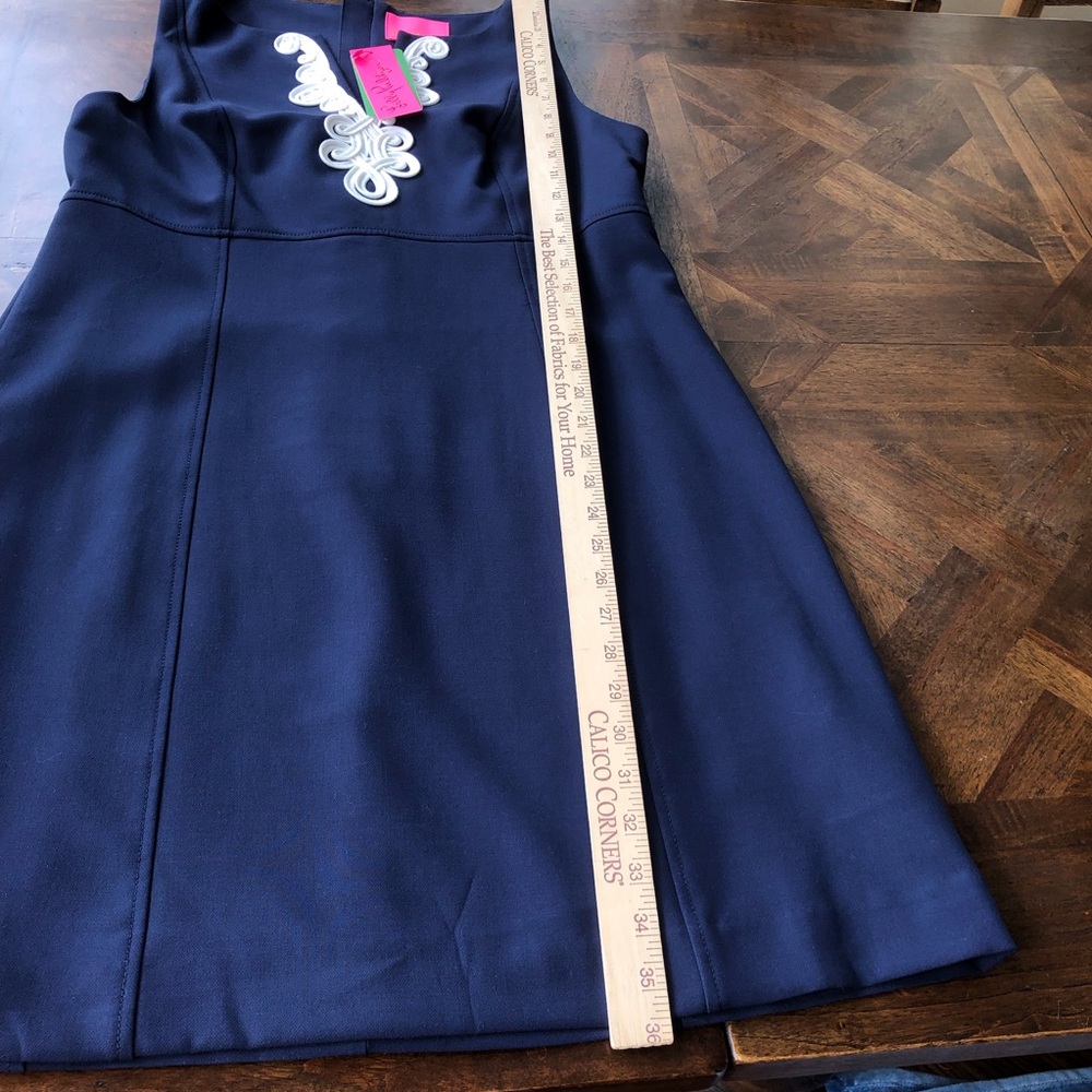 Lilly Pulitzer Trini Shift in True Navy New Size 10 - Picture 10 of 14